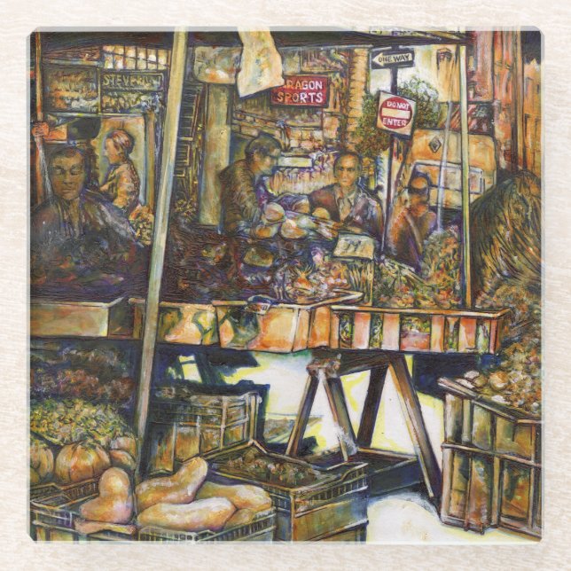 Makes Creativity Glimmer All the Brighter Glass Coaster (Front)