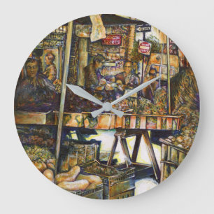 Makes Creativity Glimmer All the Brighter Large Clock