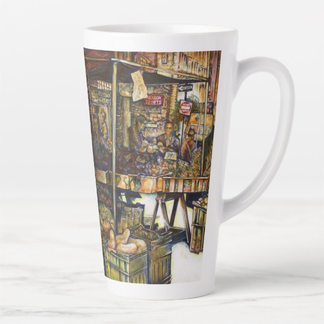 Makes Creativity Glimmer All the Brighter Latte Mug (Right)