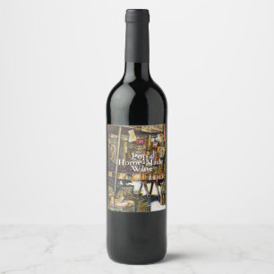 Makes Creativity Glimmer All the Brighter Wine Label