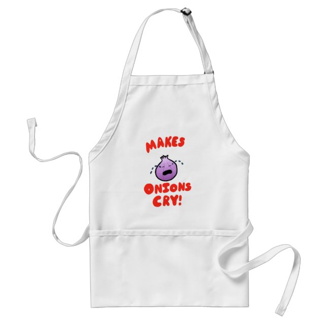 Makes Onions Cry! Standard Apron (Front)