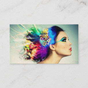 Makeup and Hair Design Business Card