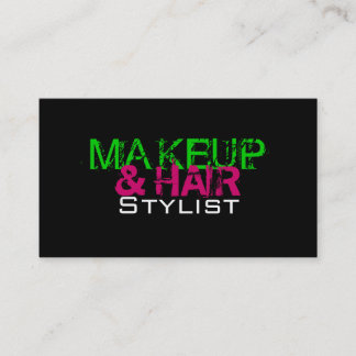 MAKEUP AND HAIR STYLIST BUSINESS CARD