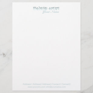 MakeUp Artist 1 - Letterhead