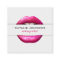 Makeup artist 3d fuchsia lips modern grey beauty