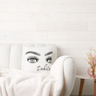 Makeup Artist Beautician   Modern Personalised Cushion