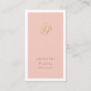Makeup Artist Beauty Salon Director Elegant Luxury Business Card