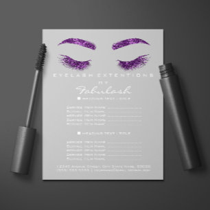 Makeup Artist Beauty Salon Flyer SPA Grey