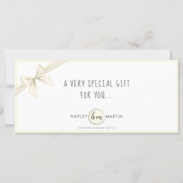 Makeup Artist Beauty Salon Gift Certificate Card