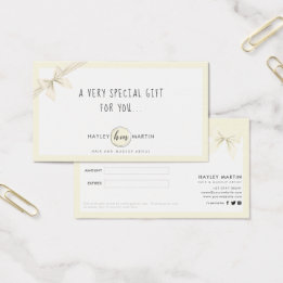Makeup Artist Beauty Salon Gift Certificates