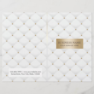 Makeup Artist Beauty Salon Luxury Quilted Bi-Fold