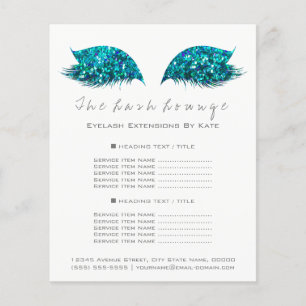 Makeup Artist Beauty Salon White Flyer Blue Ocean