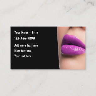 Makeup Artist Beauty Theme Business Cards