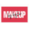 Makeup artist bold signature script bold red