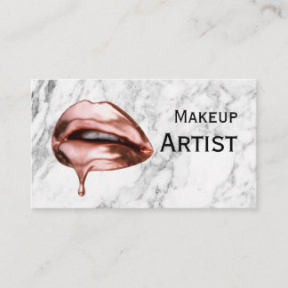 makeup artist business business card