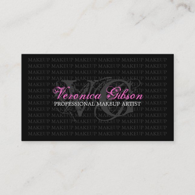 MAKEUP ARTIST BUSINESS CARD (Front)