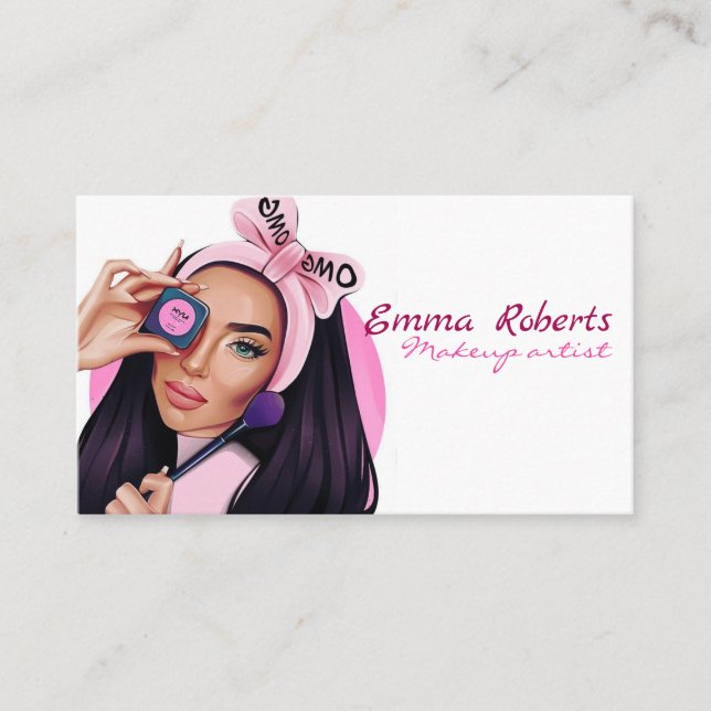 Makeup Artist Business Card (Front)