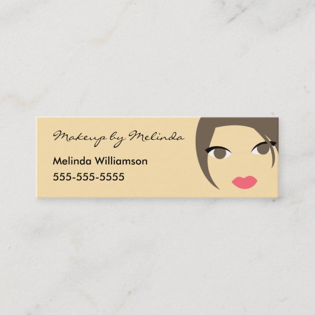 Makeup Artist Business Card (Front)