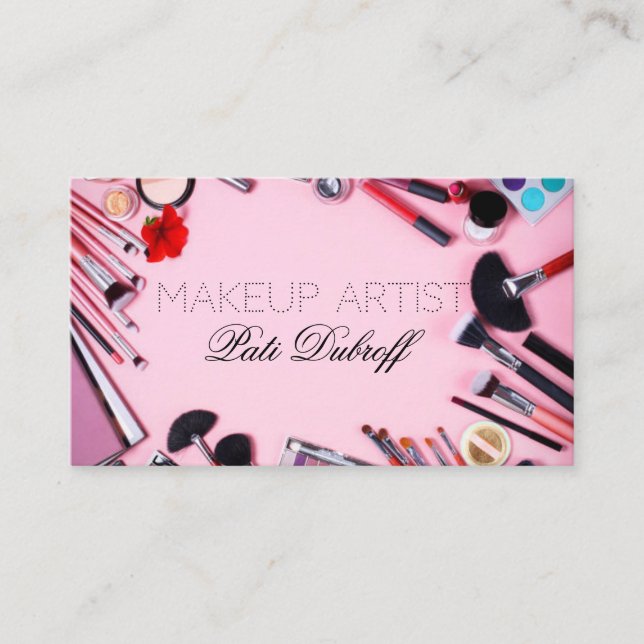 Makeup Artist Business Card (Front)