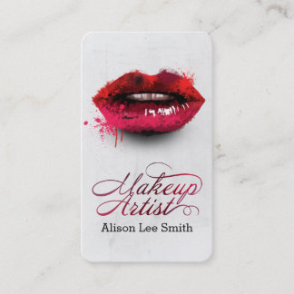 Makeup Artist Business Card