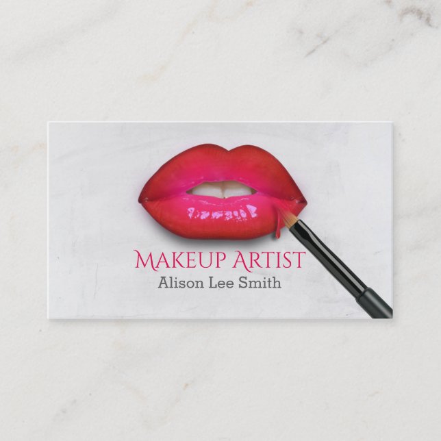 Makeup Artist Business Card (Front)