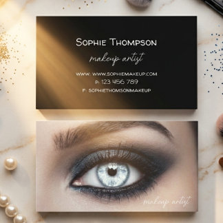 Makeup artist business card