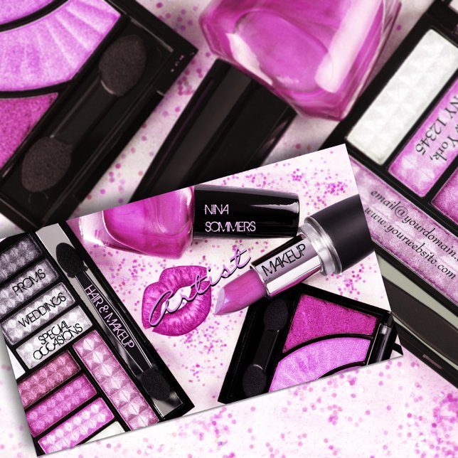 Makeup Artist Business Card (Creator Uploaded)