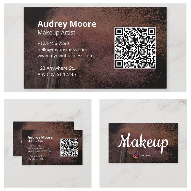 Makeup Artist Business Card (Makeup Artist Business Card
)