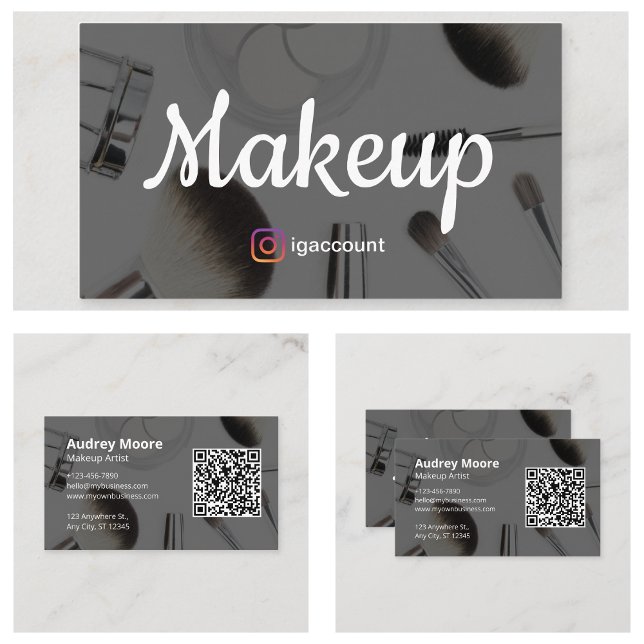 Makeup Artist Business Card (Makeup Artist Business Card
)