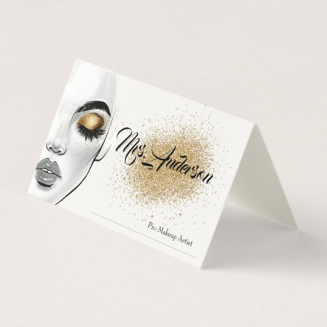 Makeup Artist Business Card  (Front)
