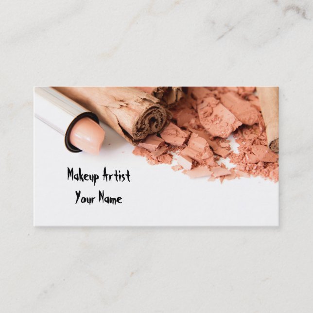 Makeup Artist Business Card (Front)