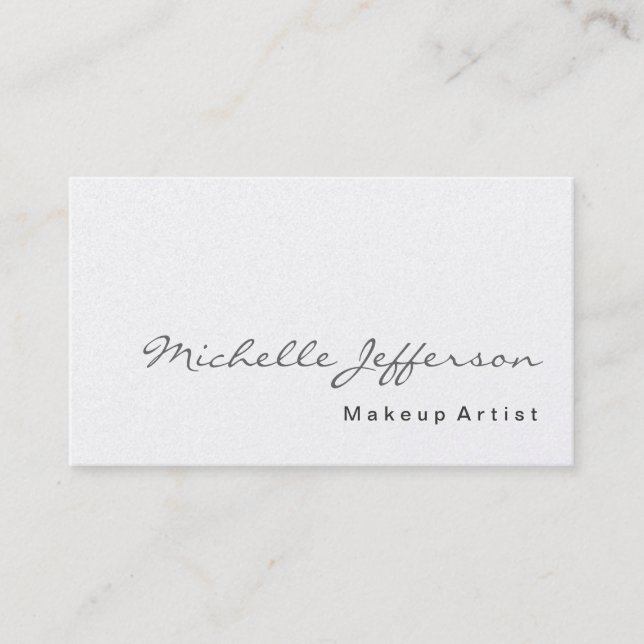 Makeup Artist Business Card (Front)