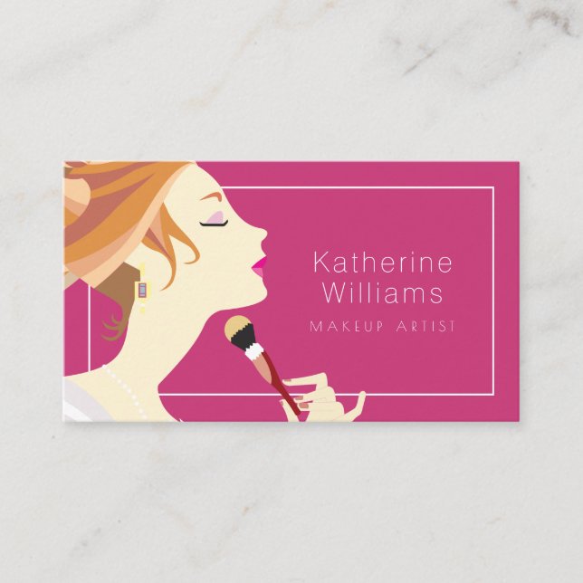 Makeup Artist Business Card (Front)