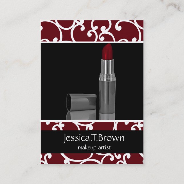 Makeup artist Business Cards (Front)