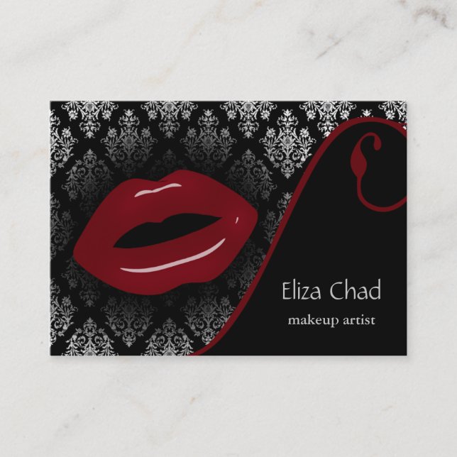 Makeup artist Business Cards (Front)