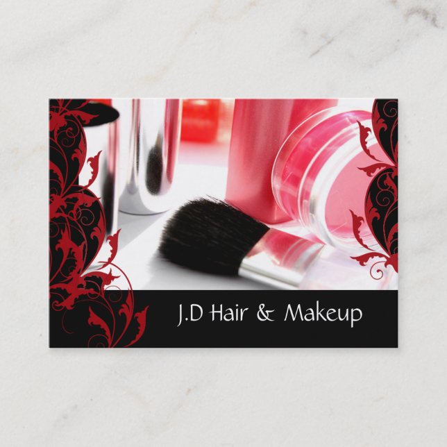 Makeup artist Business Cards (Front)
