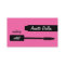 Makeup artist business cards pink