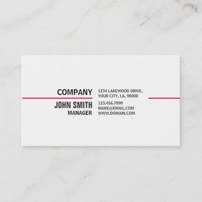 Makeup Artist Cosmetologist Elegant Professional Business Card (Front)