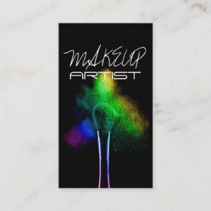 MakeUp Artist, Cosmetology, Salon Business Card