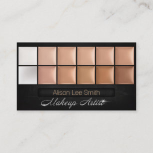 Makeup Artist/Cream Eyeshadow Palette Business Card