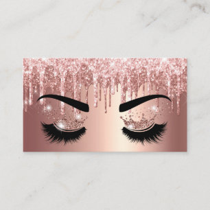 Makeup artist Crown Lashes Beauty Salon Extension Business Card