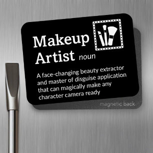 Makeup Artist Definition - Film Crew 3" x 4" Flex Magnet