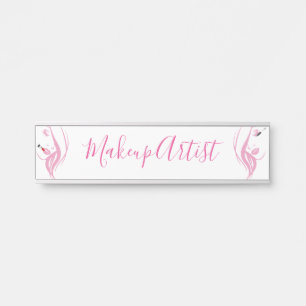 Makeup Artist Door Sign