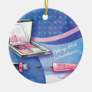 Makeup Artist Extraordinaire Beauty Stylist Ceramic Ornament