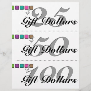 Makeup Artist Gift Certificates Palette Colourful
