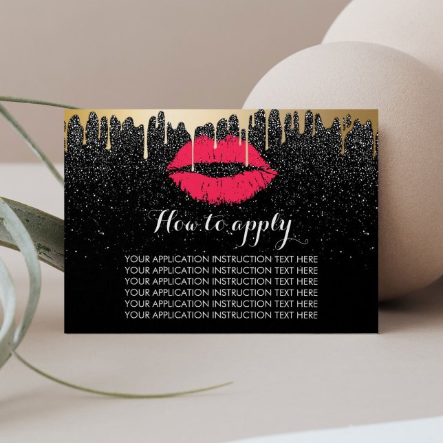 Makeup Artist Gold Drips Application Instructions (Creator Uploaded)