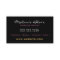 Makeup Artist Gold Eye Business Card