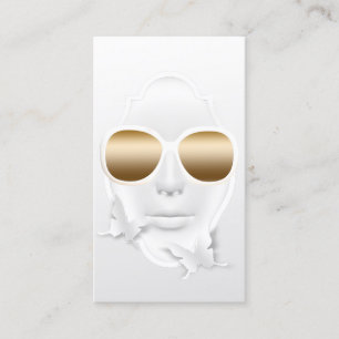 Makeup Artist Hair Stylist Paper Art Butterfly Business Card