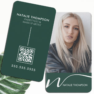 Makeup Artist Hairstylist Nail Tech Beauty Salon Business Card