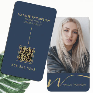 Makeup Artist Hairstylist Nail Tech Beauty Salon Business Card